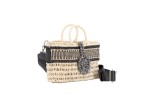 Bolso de palma con bandolera CHANEL           